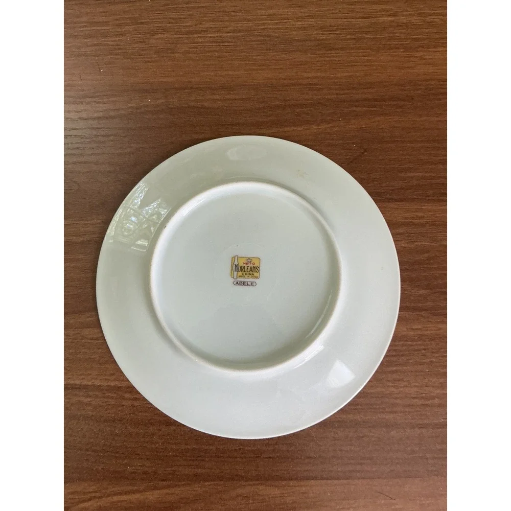 Meito Norleans Adele Dessert Plates, Set of 8, Vintage Japanese China
